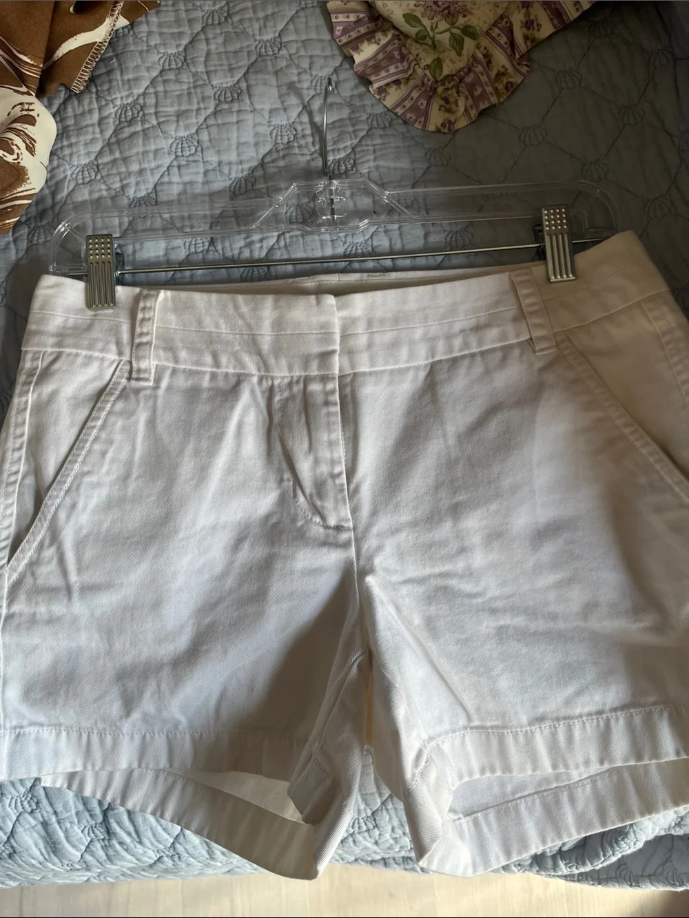 J. Crew Cream Chino Bermuda Shorts
